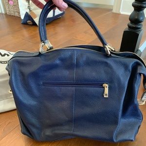 Ora Delphina blue leather bag. NWT